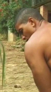Muscular Latin Studs Share Steamy Outdoor Group Fun