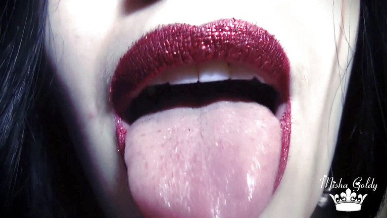 Goddess Misha Goldy: 내 입술 - 지옥의 문입니다! 누리다