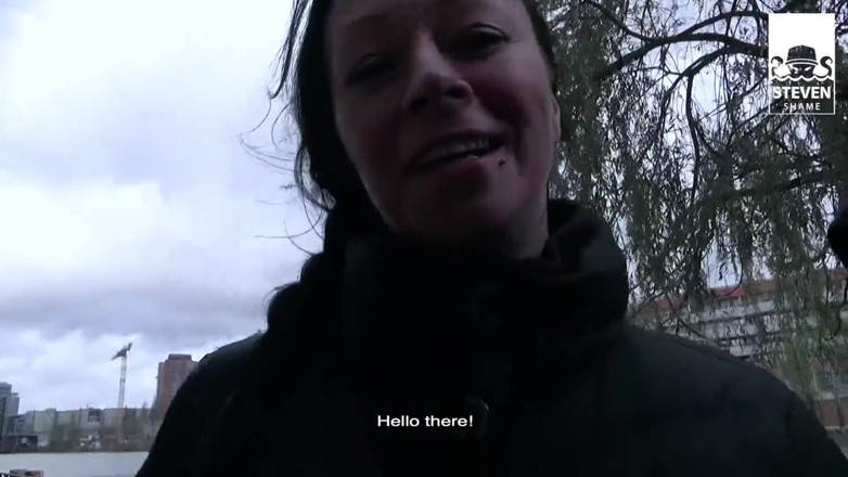 Steven Shame: Without underwear : Milf comes to outdoor fuck in tights with...