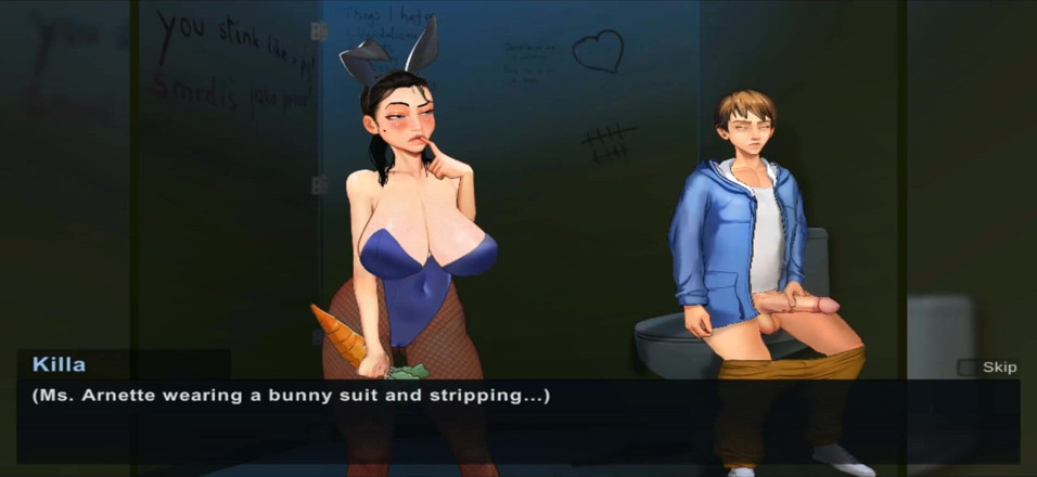 Hentai World: Taffy vypráví tvrdě na vysokoškolské toaletě