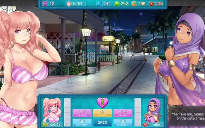 LoveSkySan69Real: Huniepop 2 - Double Date - Part 11 Lesbian Hentai Art by Loveskysan