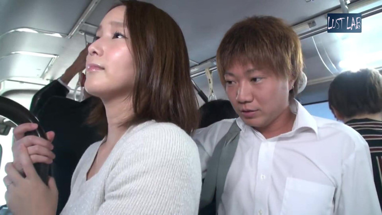 Lust lab: Crowded Bus Rush. Tight Pants Wife Feels the Firm Press,...