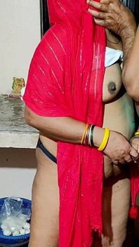 Desi india scopata su holi in chiaro audio hindi