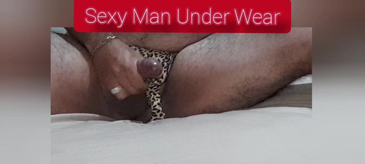 Sexy man underwear: Bela masturbação até gozar