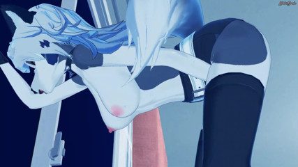 Hentai Smash: Loona masturbating in the living room - Helluva boss Hentai.