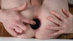 Msxentirex: Velké černé dildo Až do zadku