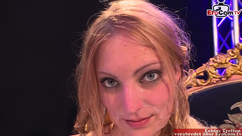 EroCom: Hooded guys with huge cocks fuck slim blonde in all...