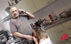 Telefon blowjob and deepthroat