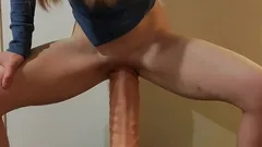 Skinny Babe's Fucked up Cunt Goes Crazy