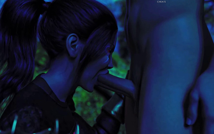 3D Cartoon Porn: Lust Academy 5 - Leona y Katrina seducen a James con una...