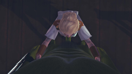 Waifu club 3D: Cute elf sucks orc cock POV
