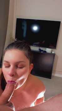 Real Hot Amateur Lexi Sucks Cock Like a Pro