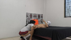 NEGRITA SEXY: Sexo entre compañeros de clase !! Ella se deja convencer y...