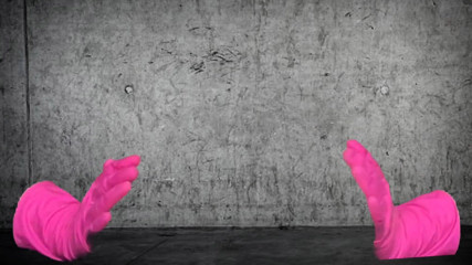Ari Kajira: Arikajira invisible pink rubber gloves
