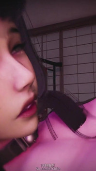 B032 一个男人被两个美丽的女人收缩，用作假阳具和活塞。男人被阴道吞下