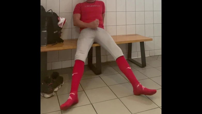 JockDad87: Alpha-spaß in Der Umkleidekabine Mit Jockdad87 in Baseball-ausrüstung