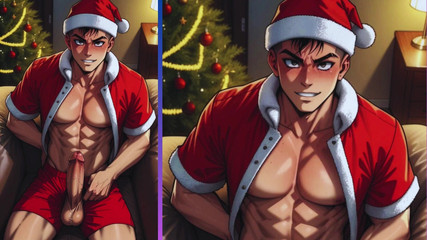 Real narrated fantasy Hentai: Confessai, Durante La Cena Di Natale, Che Sono Un Uomo...