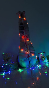 Just Me Pretending to Be Your Christmas Tree P.s. Feet Lovers Might Really Enjoy the Tease