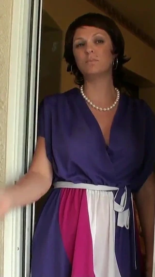 Wicked Smoking Stepmothers: Mrs Lane Seduces the Neighbors Stepson