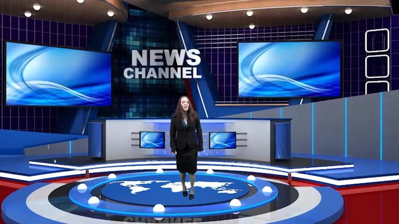 Evangelines Fetish: Evangeline w newsroomie