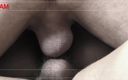 The Window of Sex: Perv trojka scéna-2_mature trojka s prsatou černou baculatou holkou