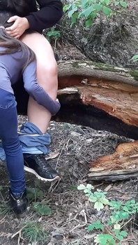 Oglądałem seks w lesie z dwiema lesbijkami - lesbijskie złudzenie
