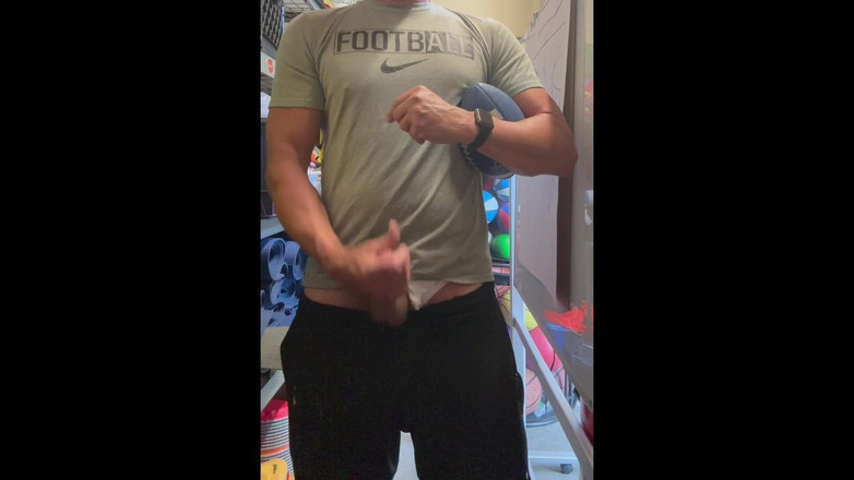 JockDad87: Alpha Stud Jockdad87 spuit een hoop voetbal