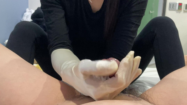Glove Mistress: [bakış açısı] Saten eldivenler queen'in zalim sırılsıklam seksi azdırıyor ve...
