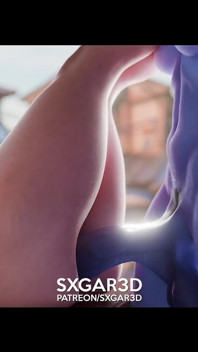 D3d Sxgar3d渇いた淫乱女がモンスターのコックを渇望:テーブルの上での激しいアナルアクション