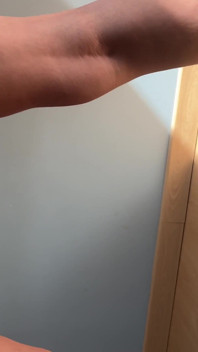I Show My Pussy and Ass Full of Cum to My Husband Then He Fucks Me Double with a Dildo and Squirts Inside