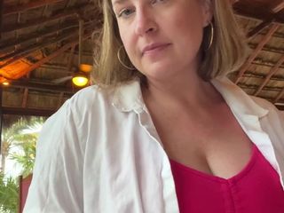 Avril Showers: Profiter de notre première journée à Cancún.