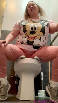 Horny Girl in the Bathroom Teasing You with Her Big Ass