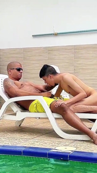 Poolside Prey Breaking Twink Skinny Bitch Ass