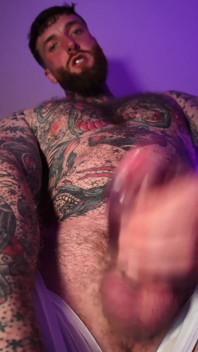 Tatuada Dom Sweaty Ejaculação Alfa Vídeo POV
