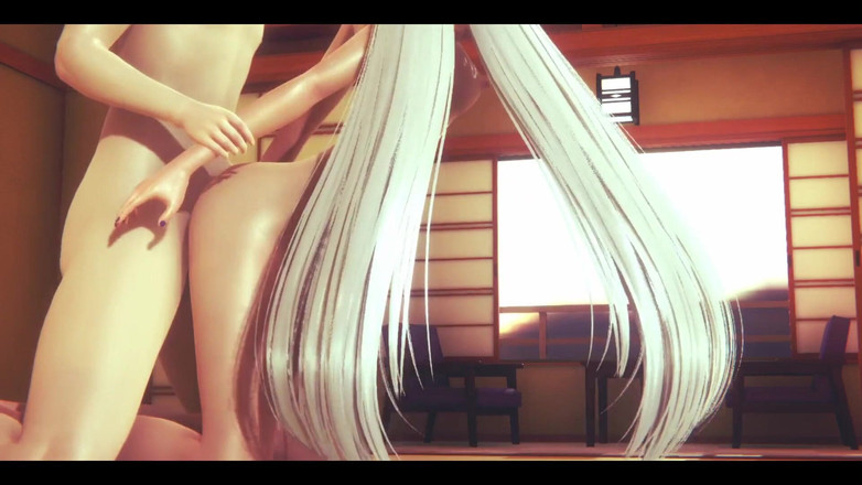 HentaiTubes: Genshin Impact Hentai - Ningguang Hard Sex in the Jade Chamber [handjob,...