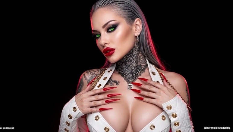 Goddess Misha Goldy: Witch’s Milking. Do You Think My Eyes Are Magic? Prove...