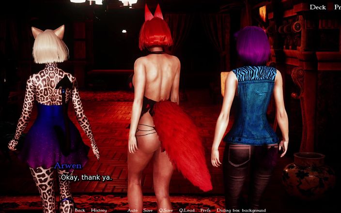 NSFW Gaming: Темна фея Офелія не може впоратися з членом після багатьох років без нього (furrhouse ch16p6)