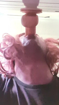 Crossdresser Pina Dildo Deepthroat Swallowing Hard Hals