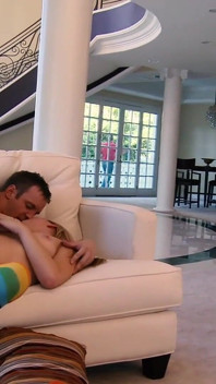 Lexi Belle Keeps Her Rainbow Sox on as She Rides a Big Dick
