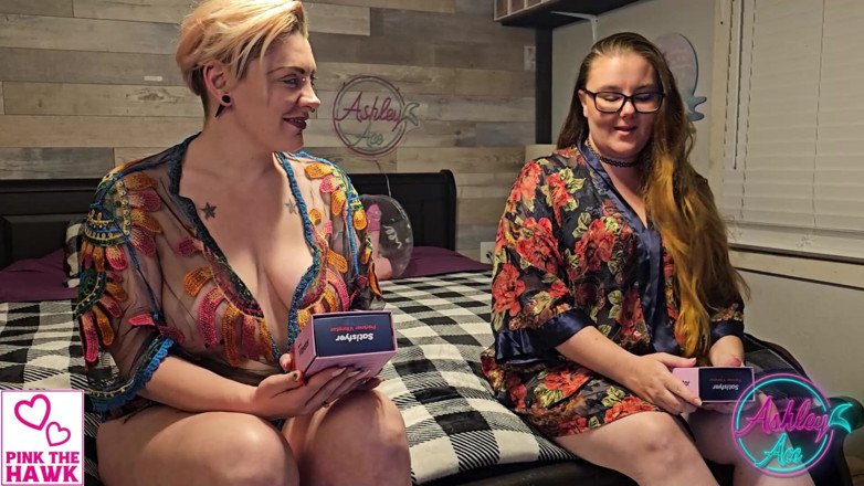AshleyAce69: Ashley Ace E Pinkthehawk Recensione - Soddisfa La Doppia Gioia