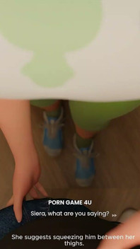 Storage Room Encounter: Siera's Tight Leggings Thighjob - Mansion Days - Part 4 - Brim - by Porn Game 4u