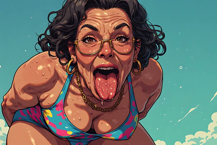 AI Porn: Mature Women Open Wide