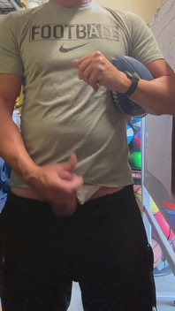 Alpha Stud Jockdad87 Shoots a Load of Football Cum