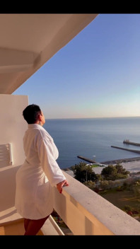 Beautiful Lingerie on the Balcony by the Sea