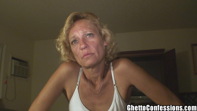 Ghetto Confessions: Hard Knox Tough Bitch Blonde MILF Cock Sucker Blows Balls