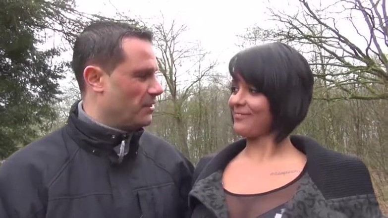 German amateur - 100% German hardcore videos: La milf mora viene scopata nei boschi