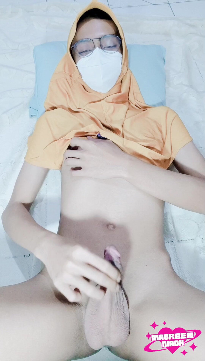 MaureenNadh: Hijab cd maricas asiática masturbação