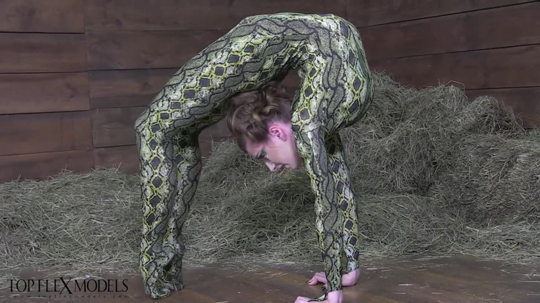 Flexilady: Flexible Spandex Beauty