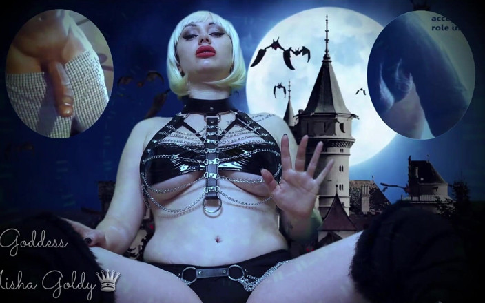 Goddess Misha Goldy: Rosnące uzależnienie od BBC! Jesteś uzależniony od ssania BBC! (Wersja hallowen)