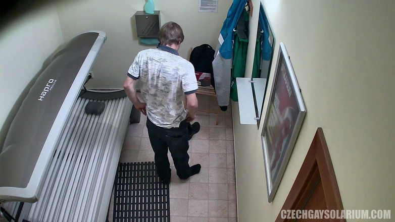 Czech Gay Solarium: Czech Gay Solarium 33 Playful Twink Caught on Camera